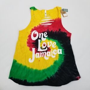 TBL One Love Jamaica Tank Top Medium NWT